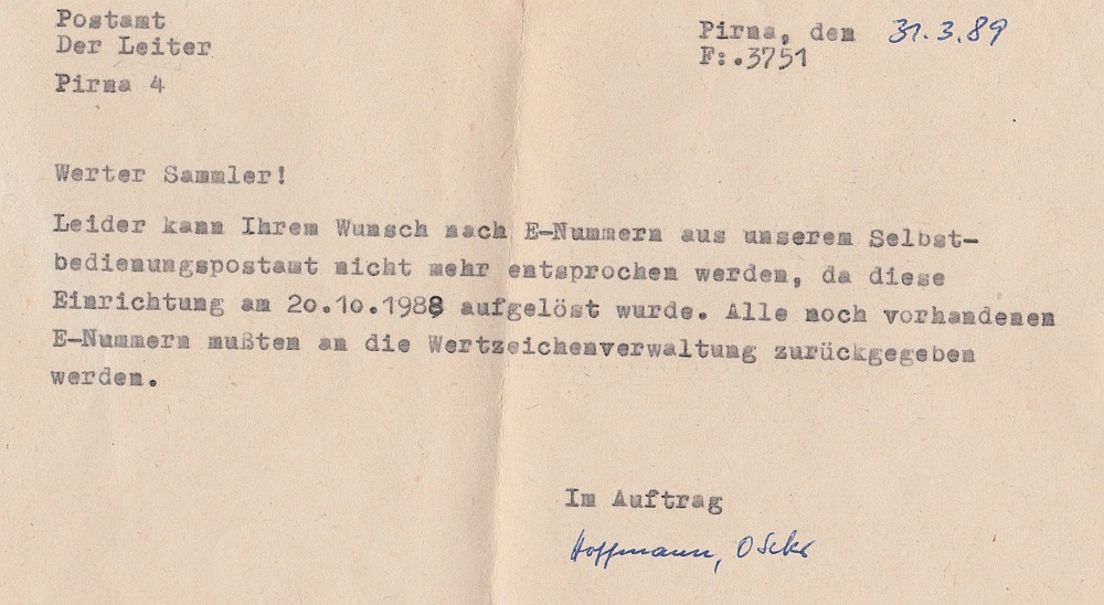 Antwortschreiben